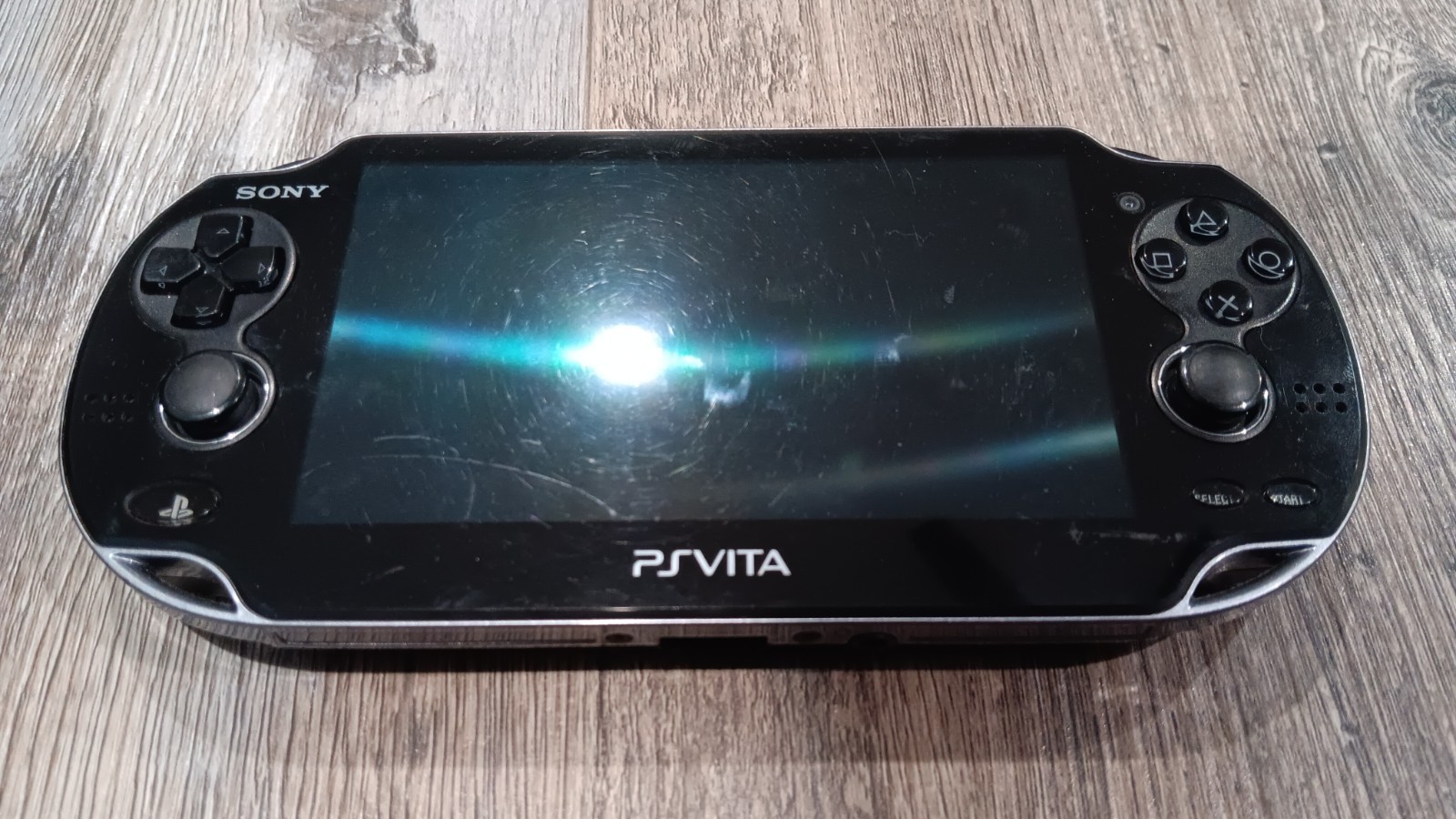 Sony PlayStation Vita PCH-1001 Black Handheld Console with OEM Charger Tested