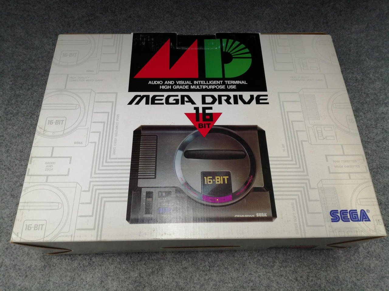 SEGA Mega Drive HAA-2510 Genesis Console NTSC-J Tested Working Japan Vintage