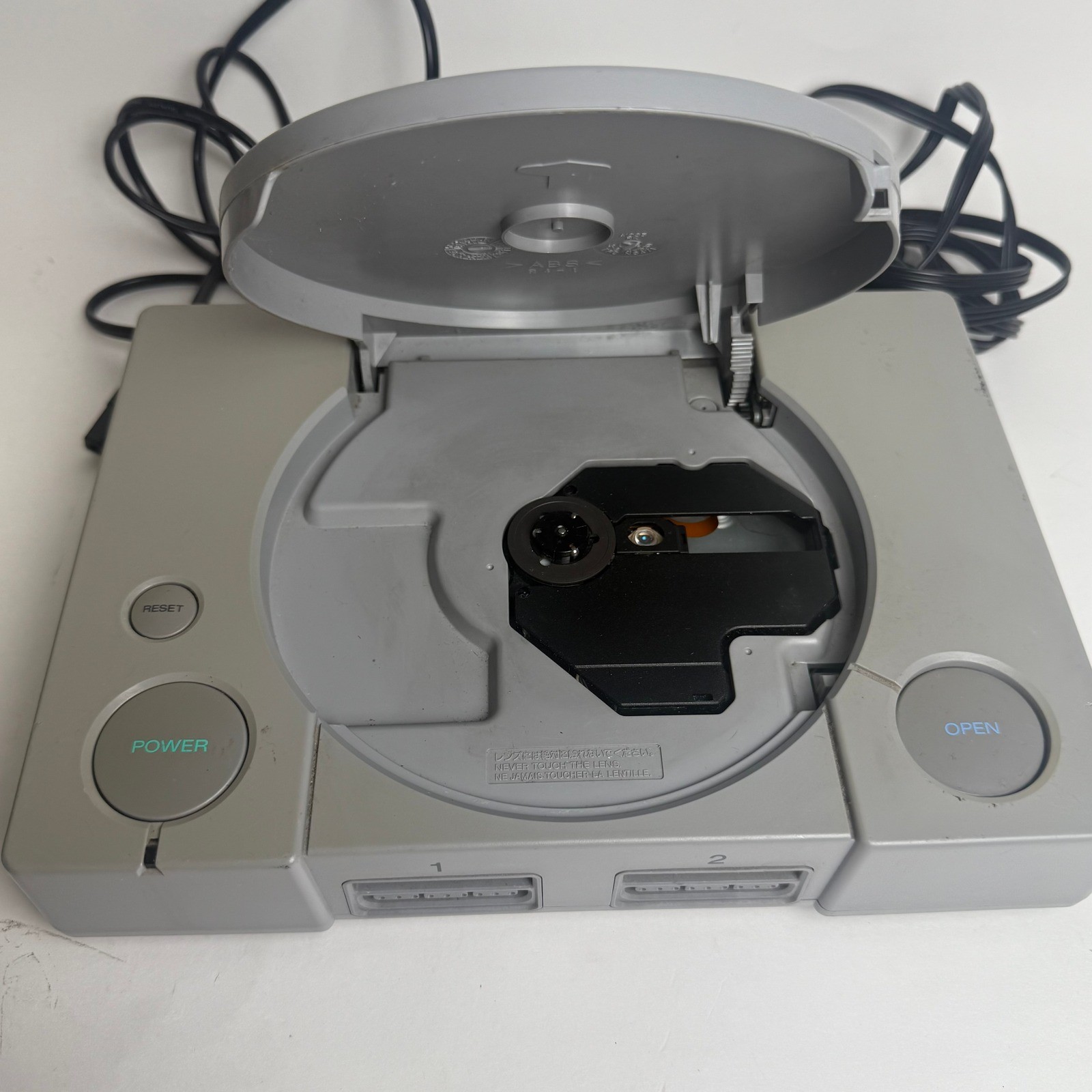 Sony PlayStation 1 Console WORKS Bundle with AV Power Cables and Memory Card