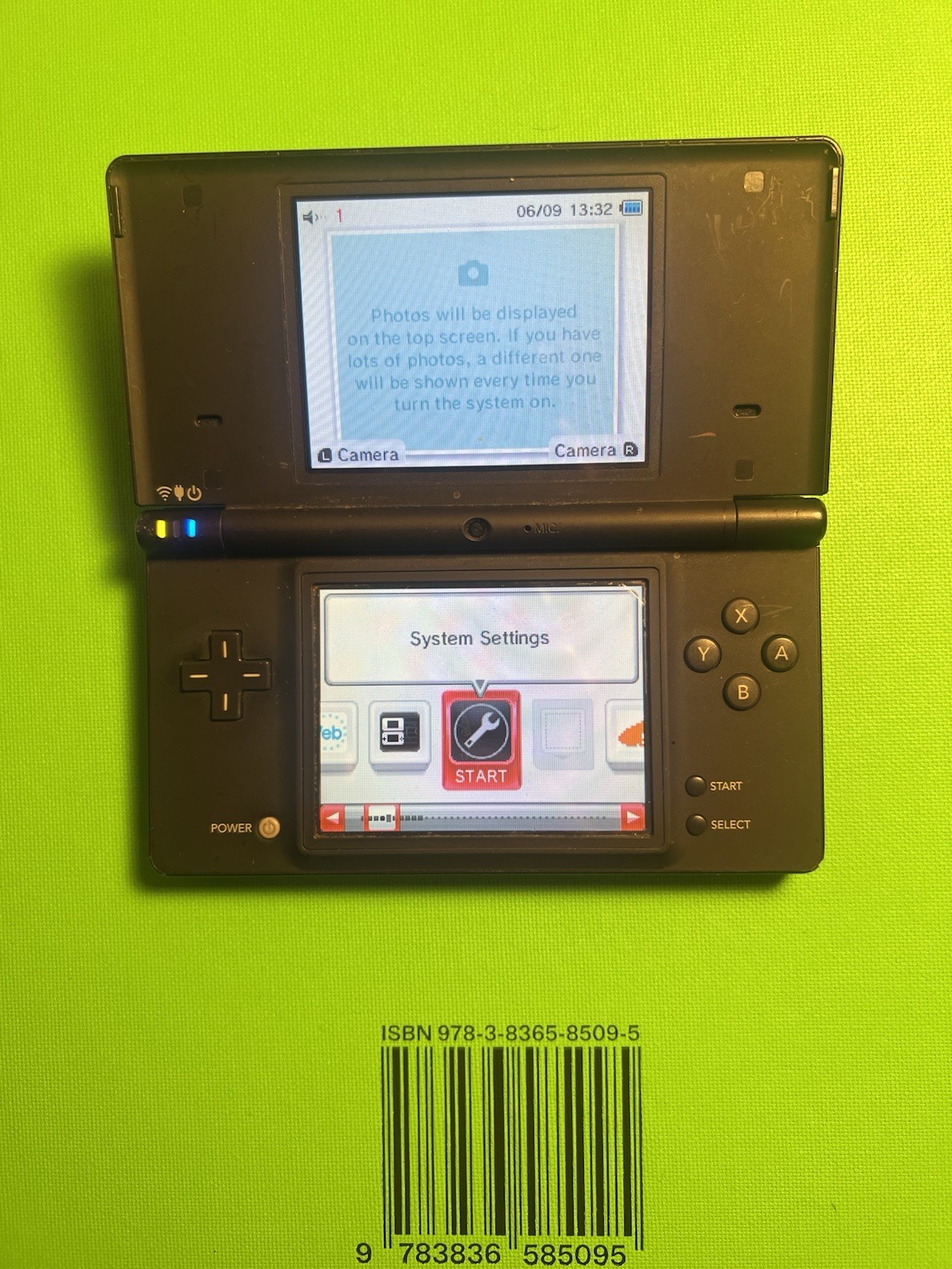 Nintendo DSi Black Console No Stylus No Charger Tested And Works