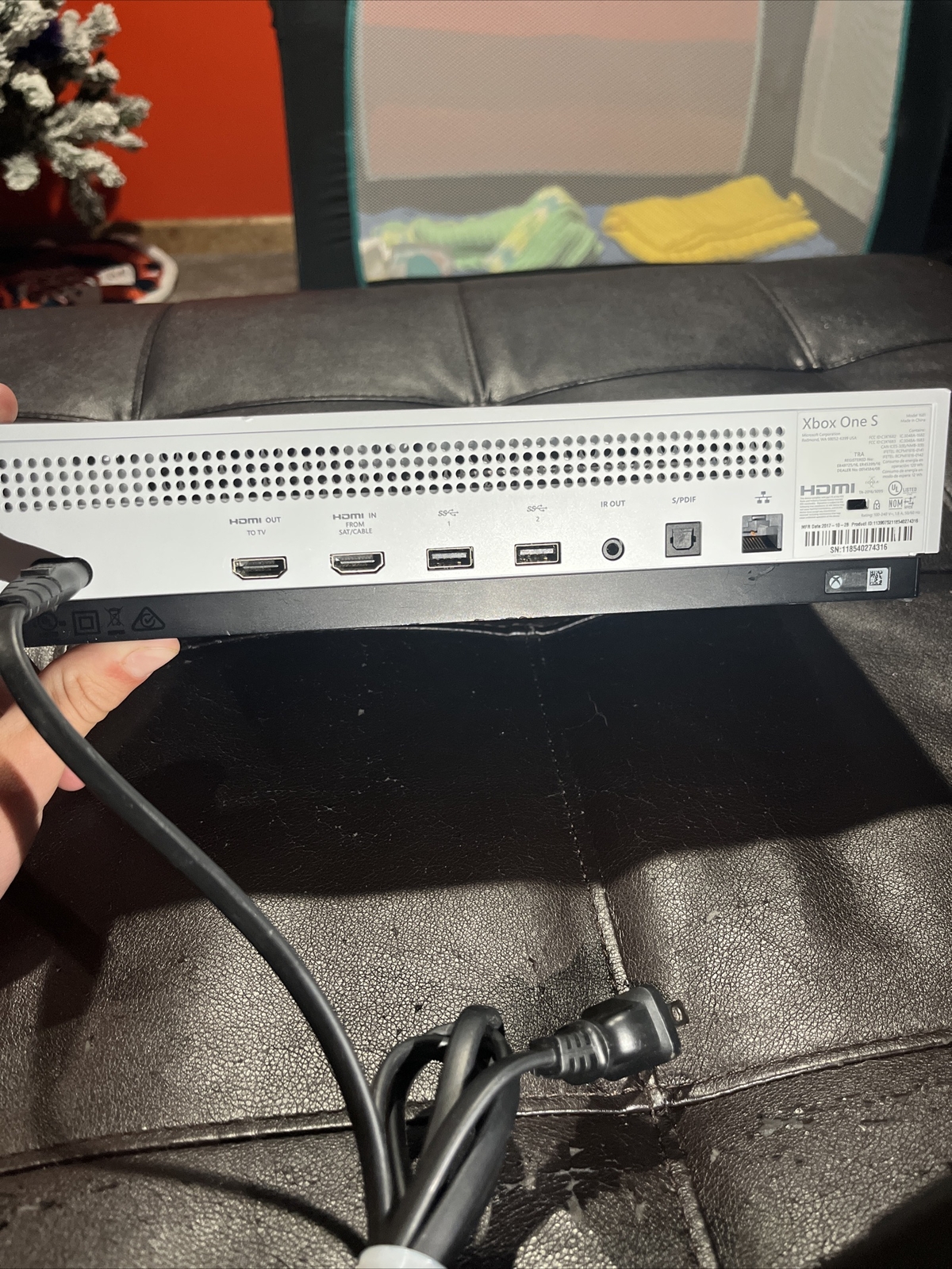 Microsoft Xbox One S 500GB Video Game Console – White (ZQ9-00001)