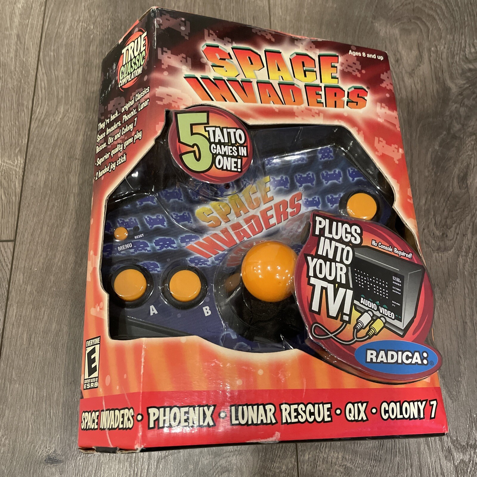 Radica Space Invaders & 4 Other Taito Games Plug & Play Arcade Legends NEW