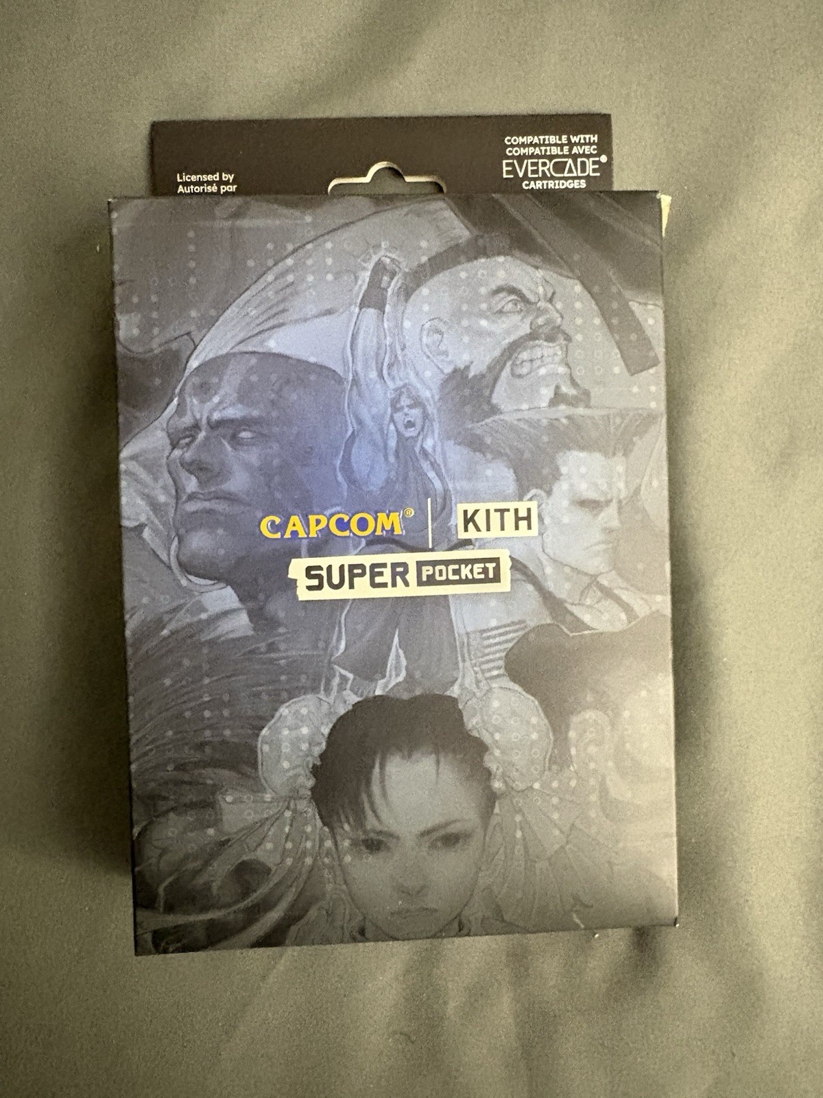 CAPCOM x KITH FOR HYPER MEGA TECH SUPER POCKET HANDHELD CLEAR CONSOLE