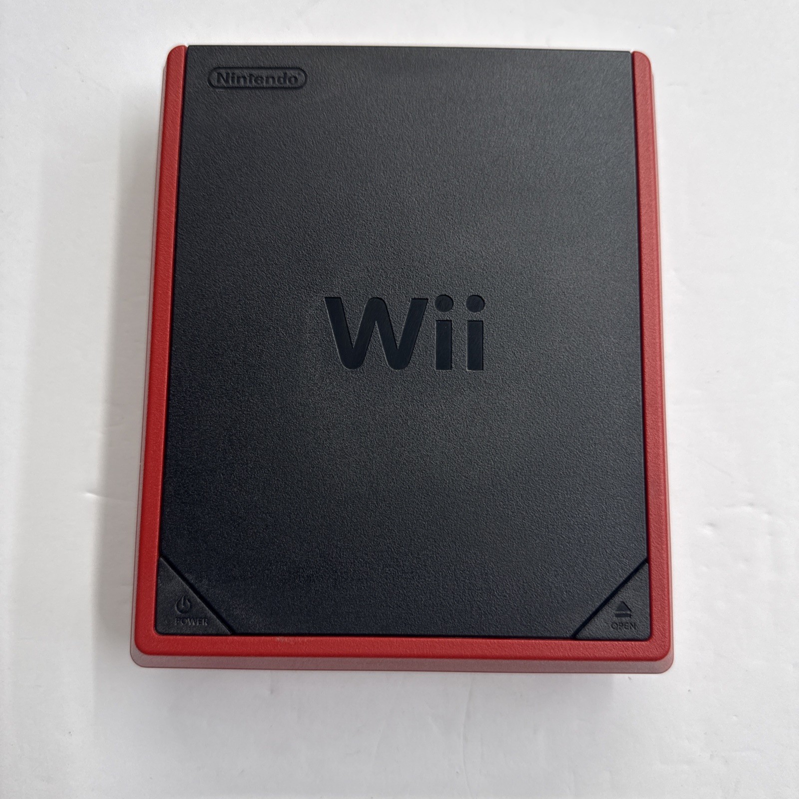 Wii – Nintendo Wii Mini Black Red Video Game Console Tested Working #2945