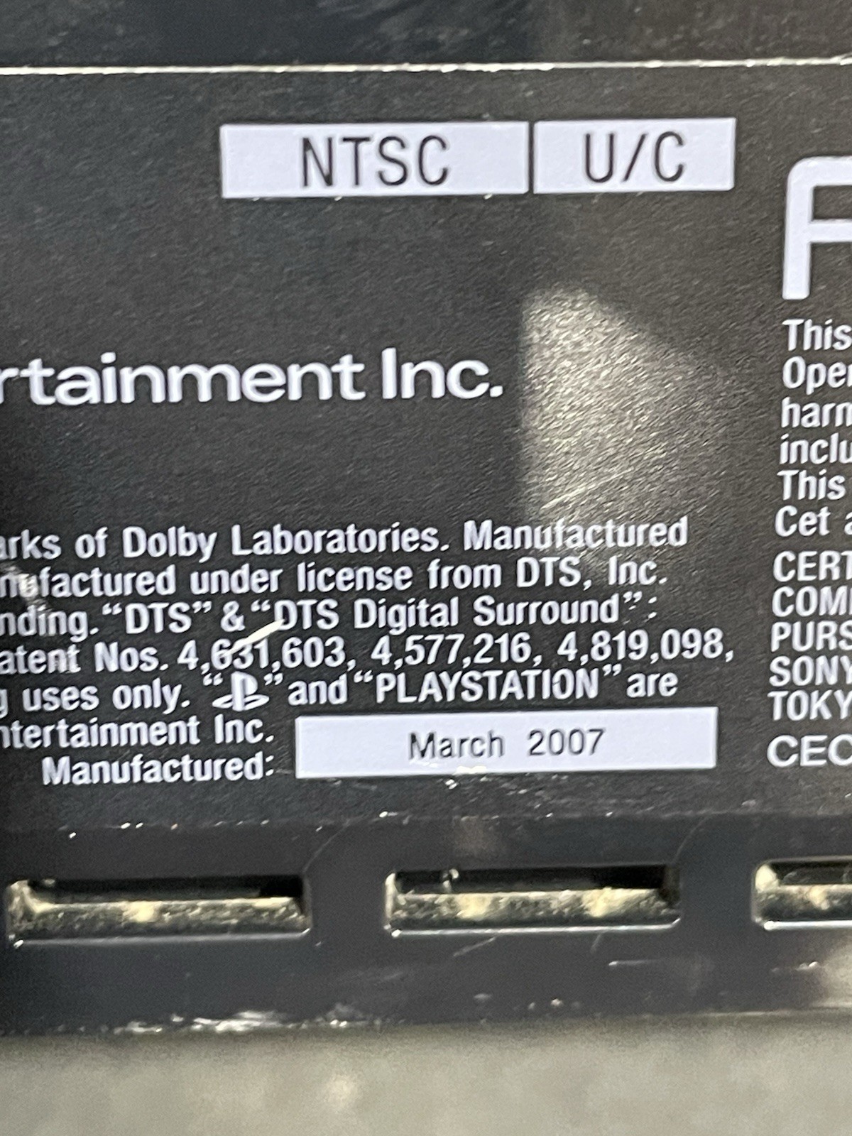 Sony PS3 CECHA01 60GB Backwards Compatible Console Tested