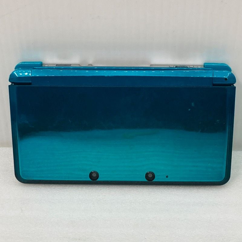 Nintendo 3DS Aqua Blue Handheld Console Charging Dock Bundle NTSC-J Japan 0155