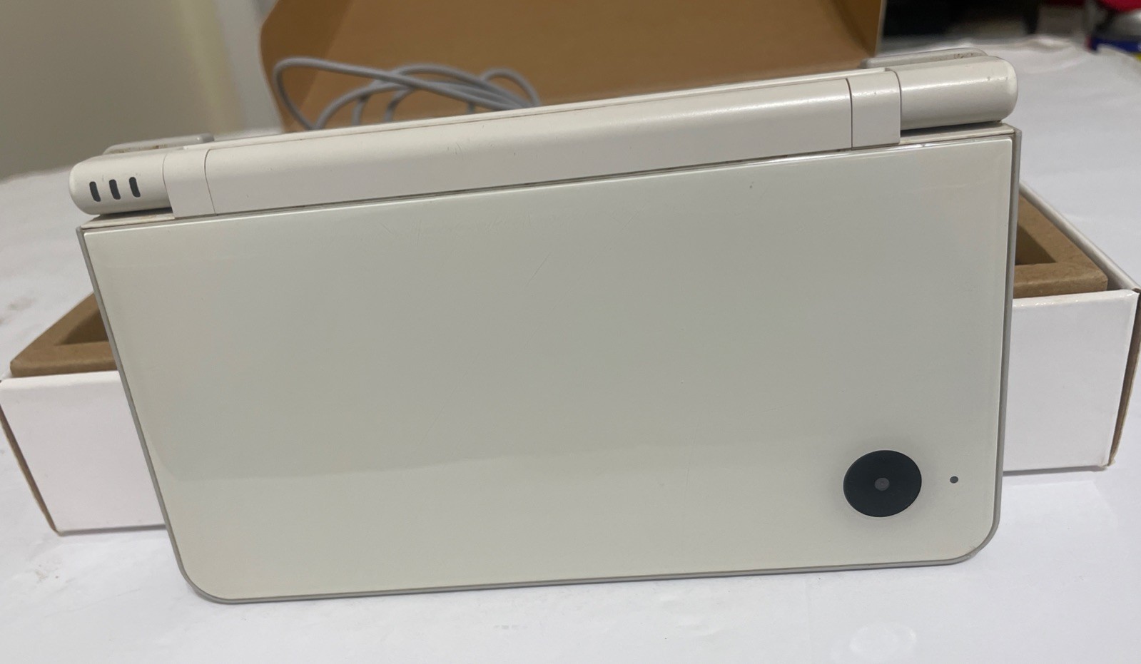 Nintendo DSi LL Japanese Edition Natural White Original Box , No Stylus