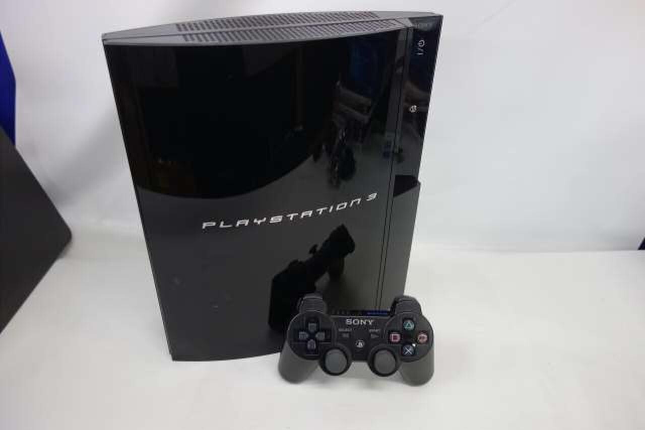 Used W/B Sony PlayStation3 CECHB00 20GB Black Video Game Console JAPAN tested