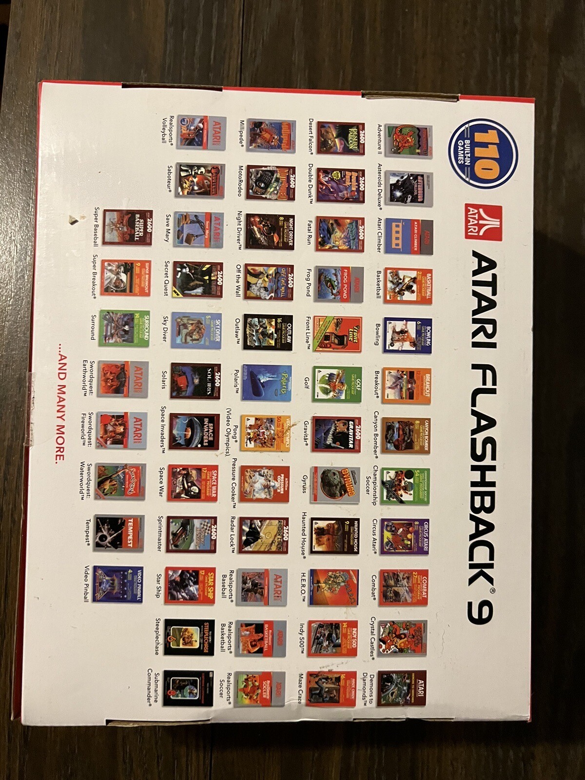 Atari Flashback 9 Deluxe Console with 110 Built-In Games . (Used Once) Mint