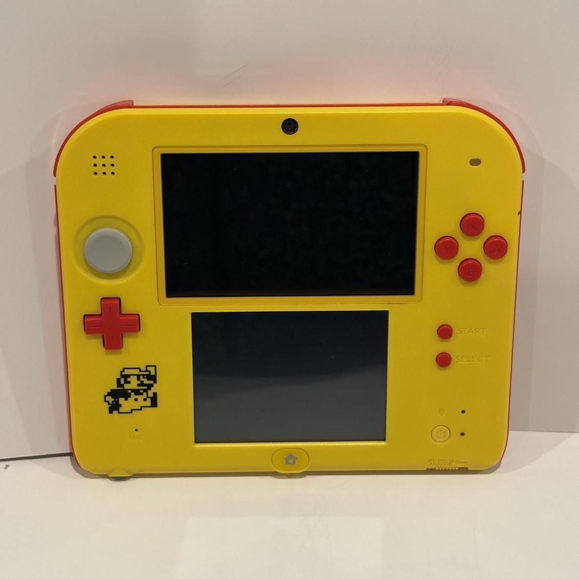 Nintendo 2DS Super Mario Maker Edition Yellow/Red 4GB Wi-Fi w/ Stylus