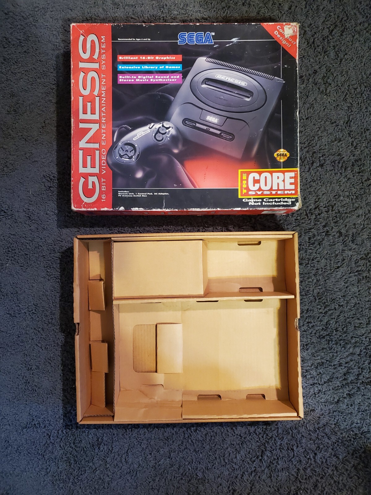Sega Genesis II System Console ☆ AUTHENTIC ☆ BOX ☆