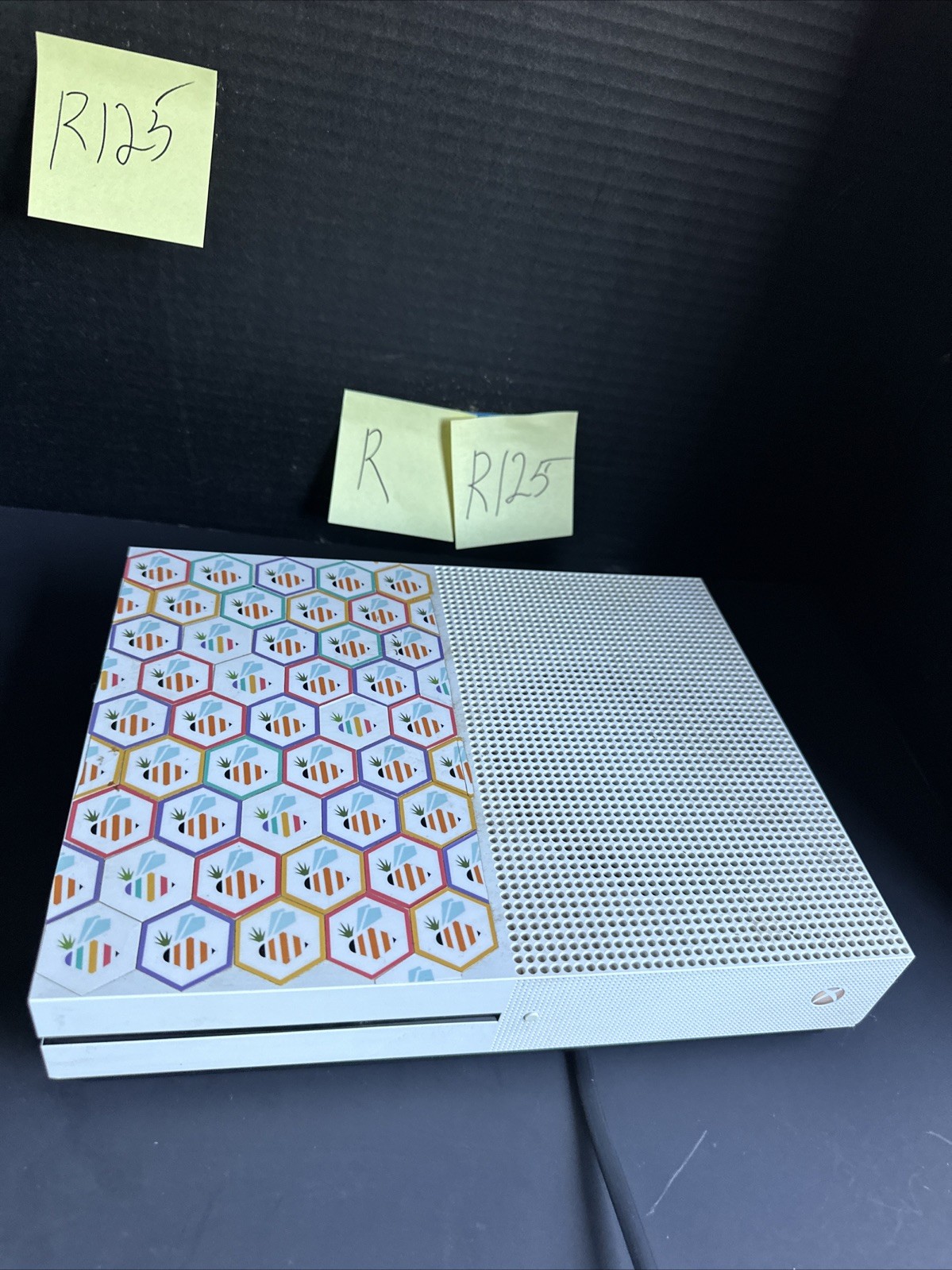 Microsoft Xbox One S Console Model 1681 White Tested Working No Controller #R125