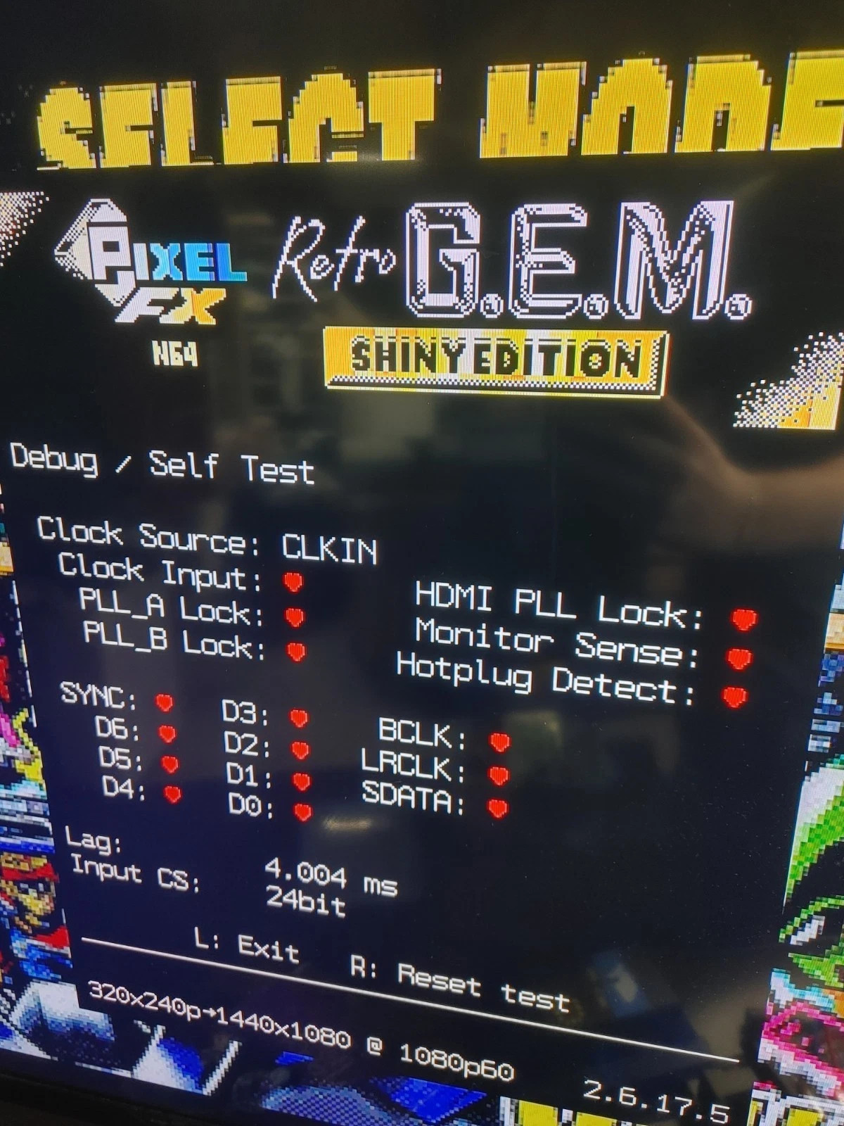 Nintendo 64 N64 HDMI PixelFX Retro Gem N64Digital Shiny Green LED Recapped