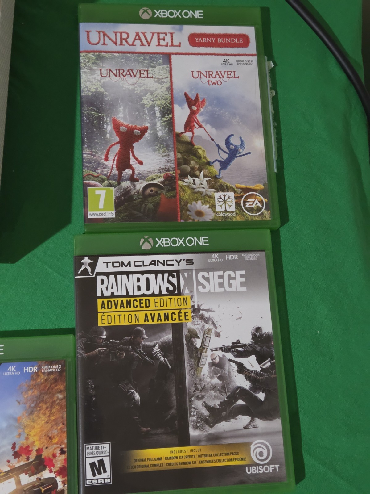 Microsoft Xbox One S 1TB With Kinnect + Two Controllers And 7 Games