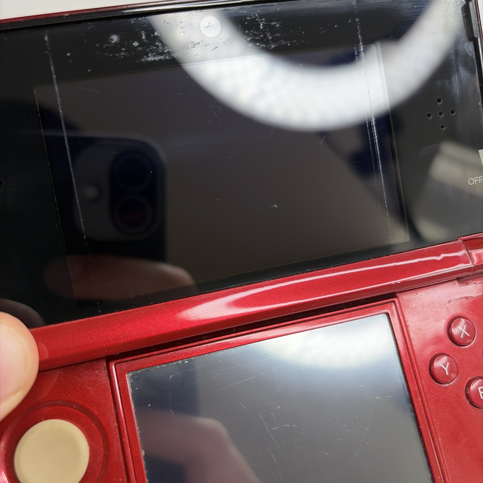 Nintendo 3DS System – Red Region USA, Charger US Model