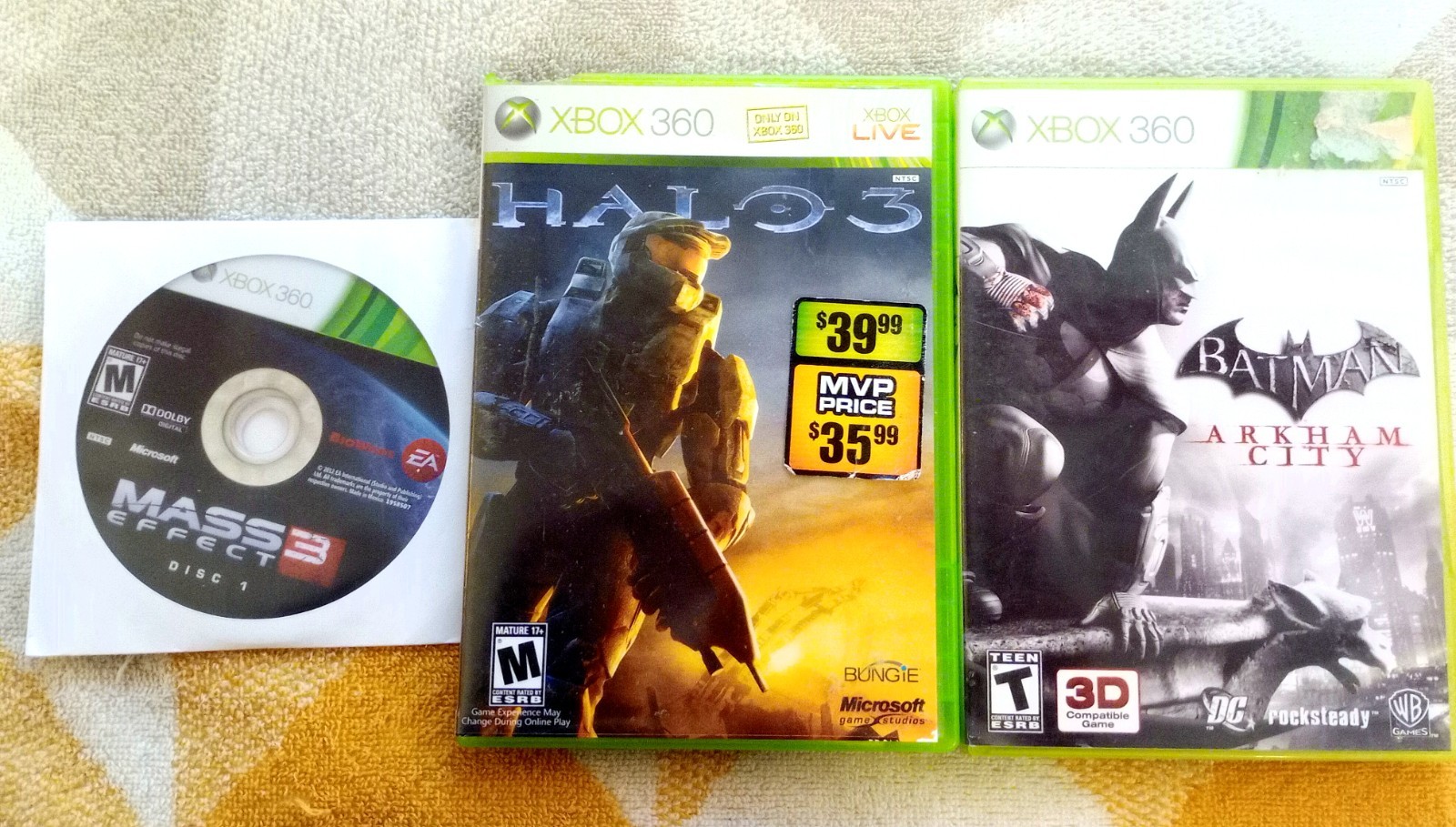 Xbox 360 Elite 60GB Console – Black, 10 games included