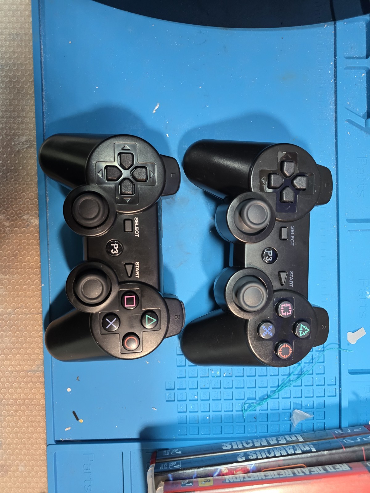 Sony PlayStation 3 CECHG01 40GB Black Console 3 Games 2 Aftermarket Controller