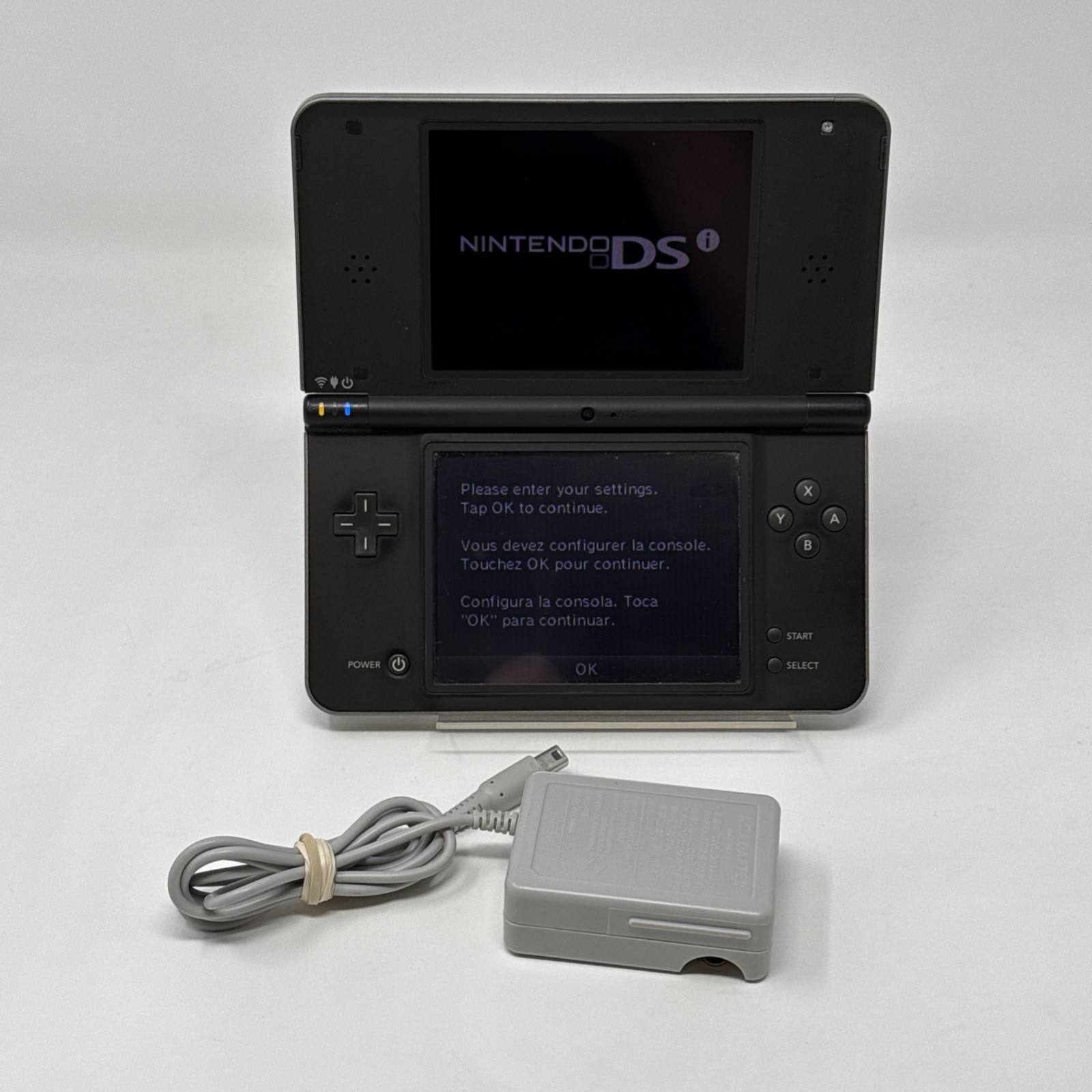 Nintendo DSi XL Black Brown Handheld System UTL-001 Tested Working With Charger