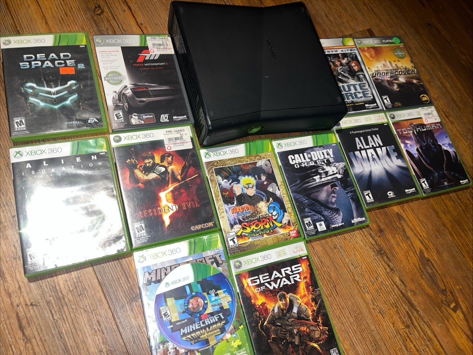 Microsoft Xbox 360 S Slim & Games – Replacement Console w/ Games Lot Bundle