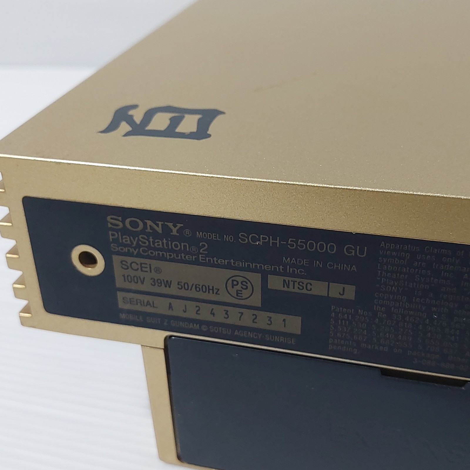 Sony PlayStation2 PS2 Hyakushiki Gold Limited Edition Console SCPH-55000 GU