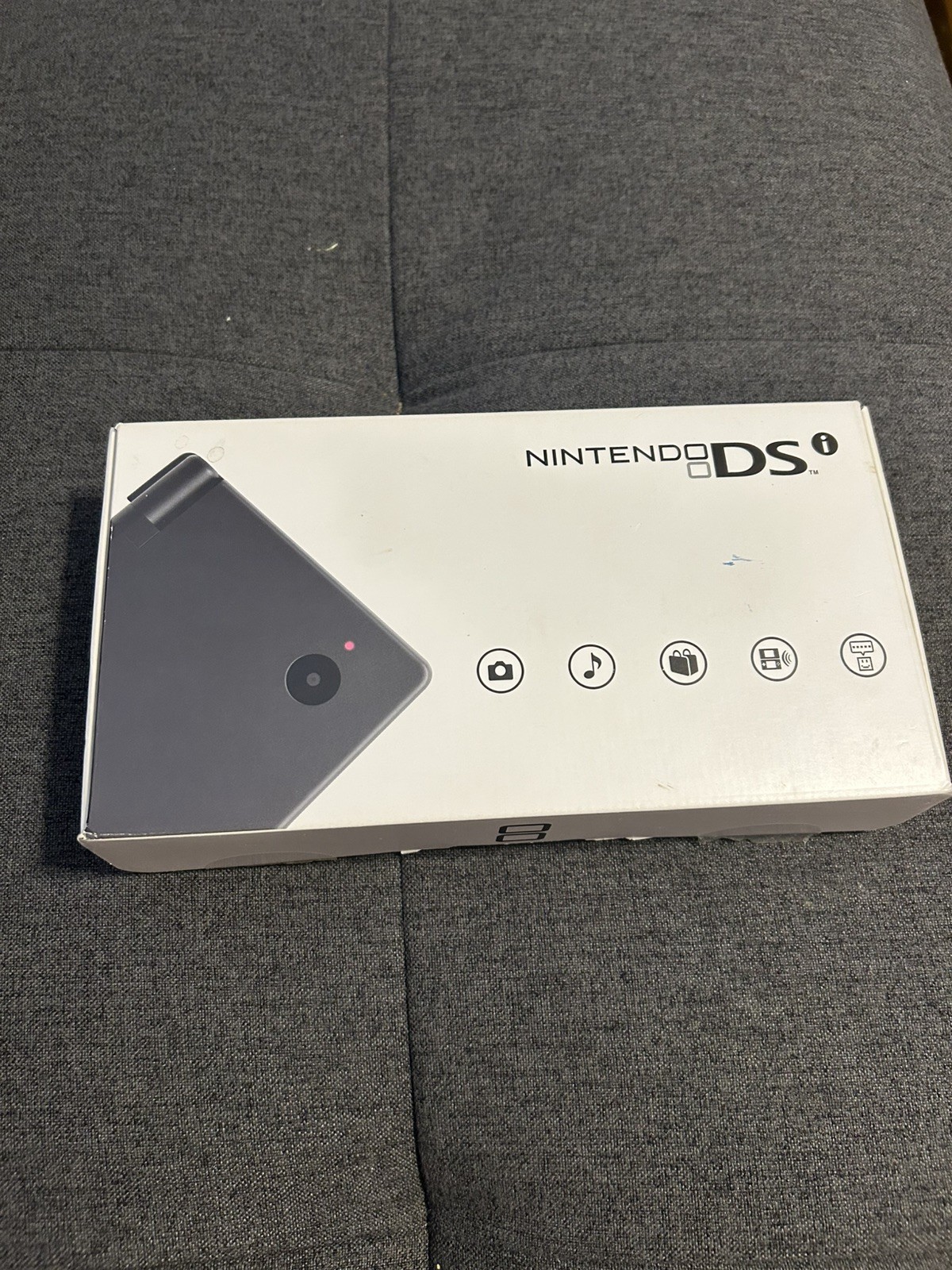 Nintendo DSi Matte Black Handheld Console System Complete in Box CIB