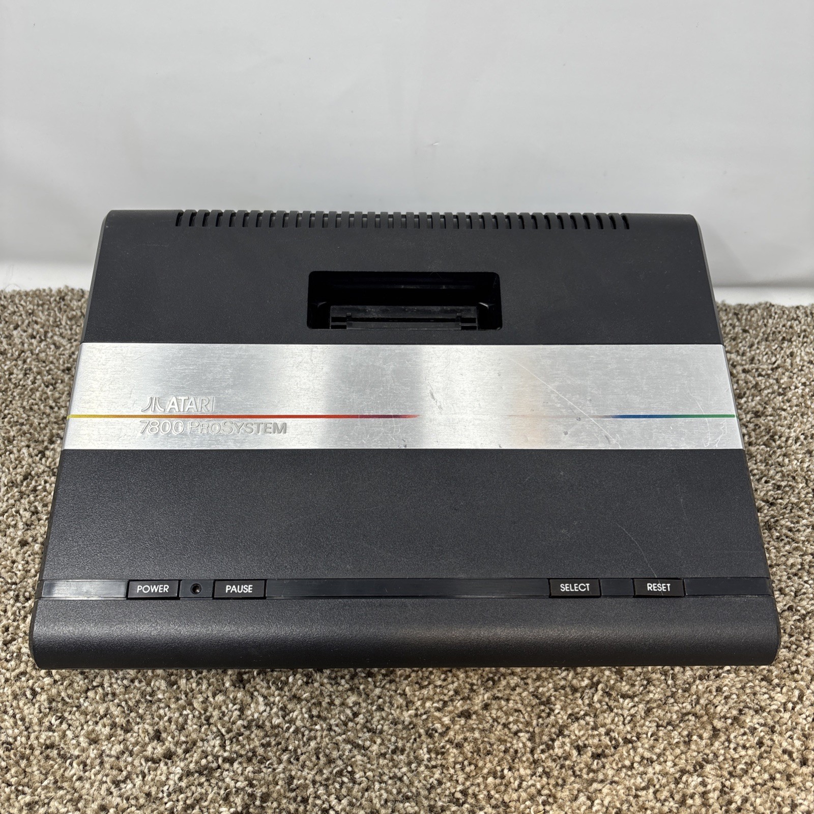 Atari 7800 Video Game Console With Controller Game TESTED New Power Supply
