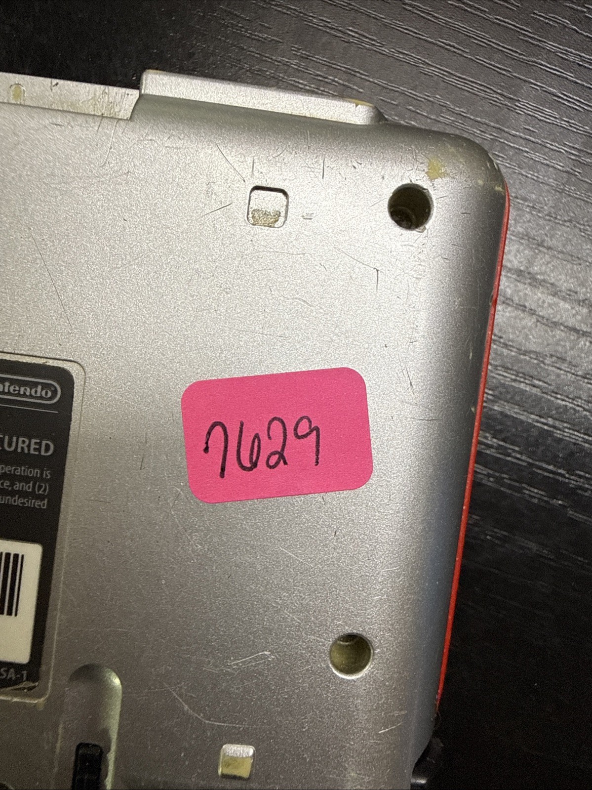 •Cosmetically Flawed/Read First•Nintendo DS Fat/Original/NTR-001 Red