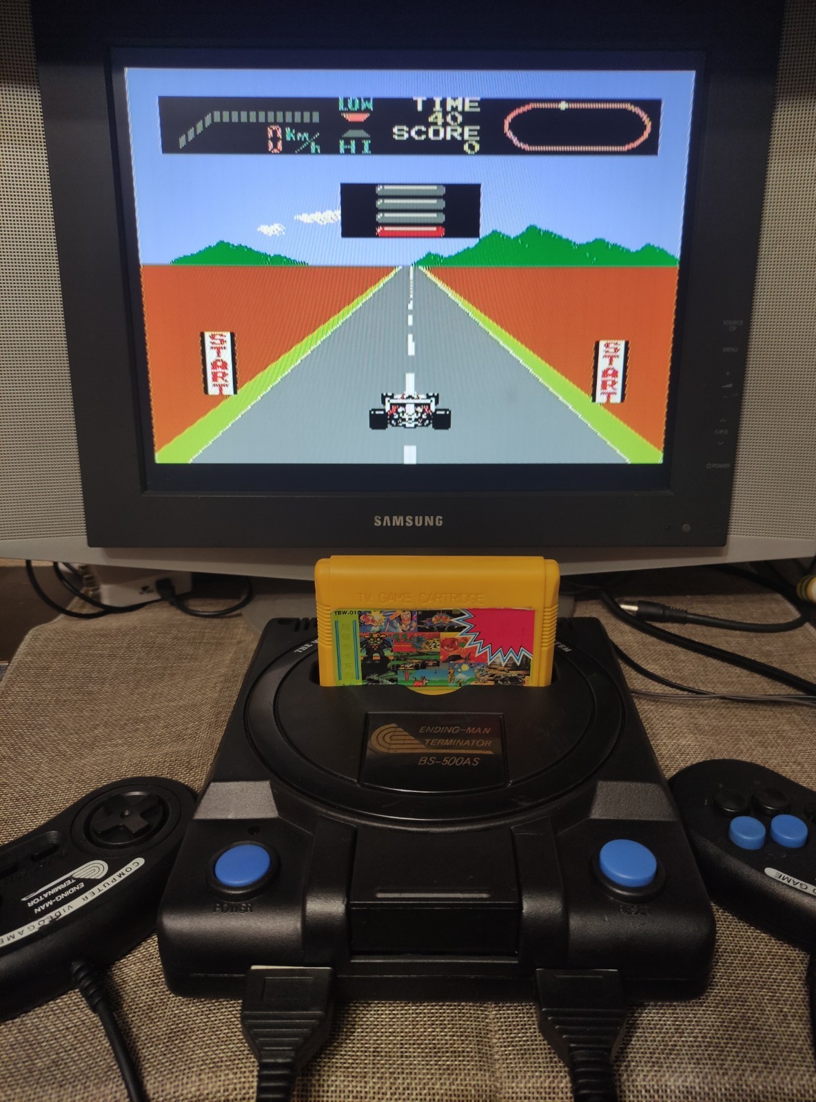 Ending-man Terminator 8bit game console dendy