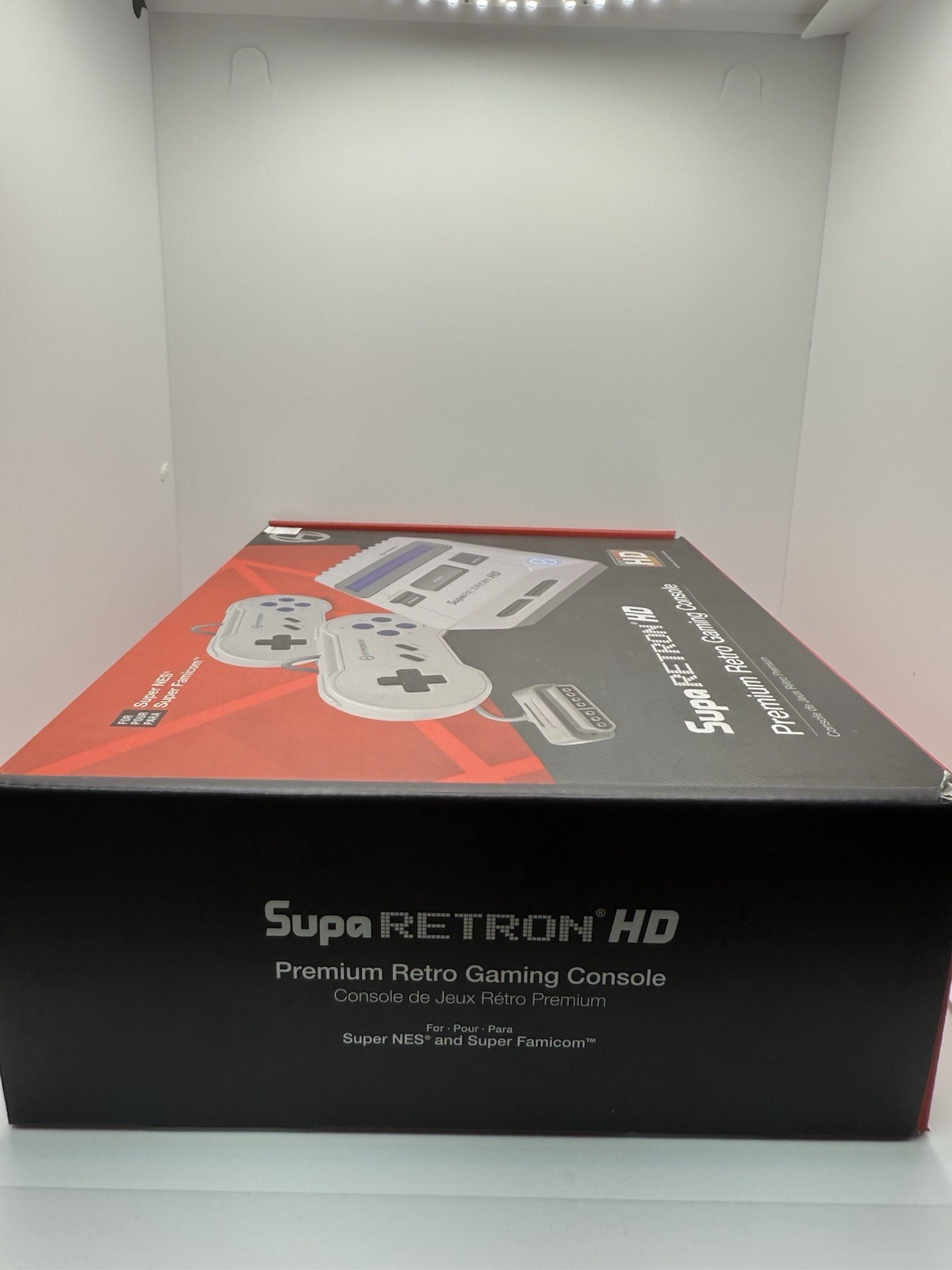 Hyperkin SupaRetron HD SNES Console Gray/Purple, 720p HDMI, Region Free