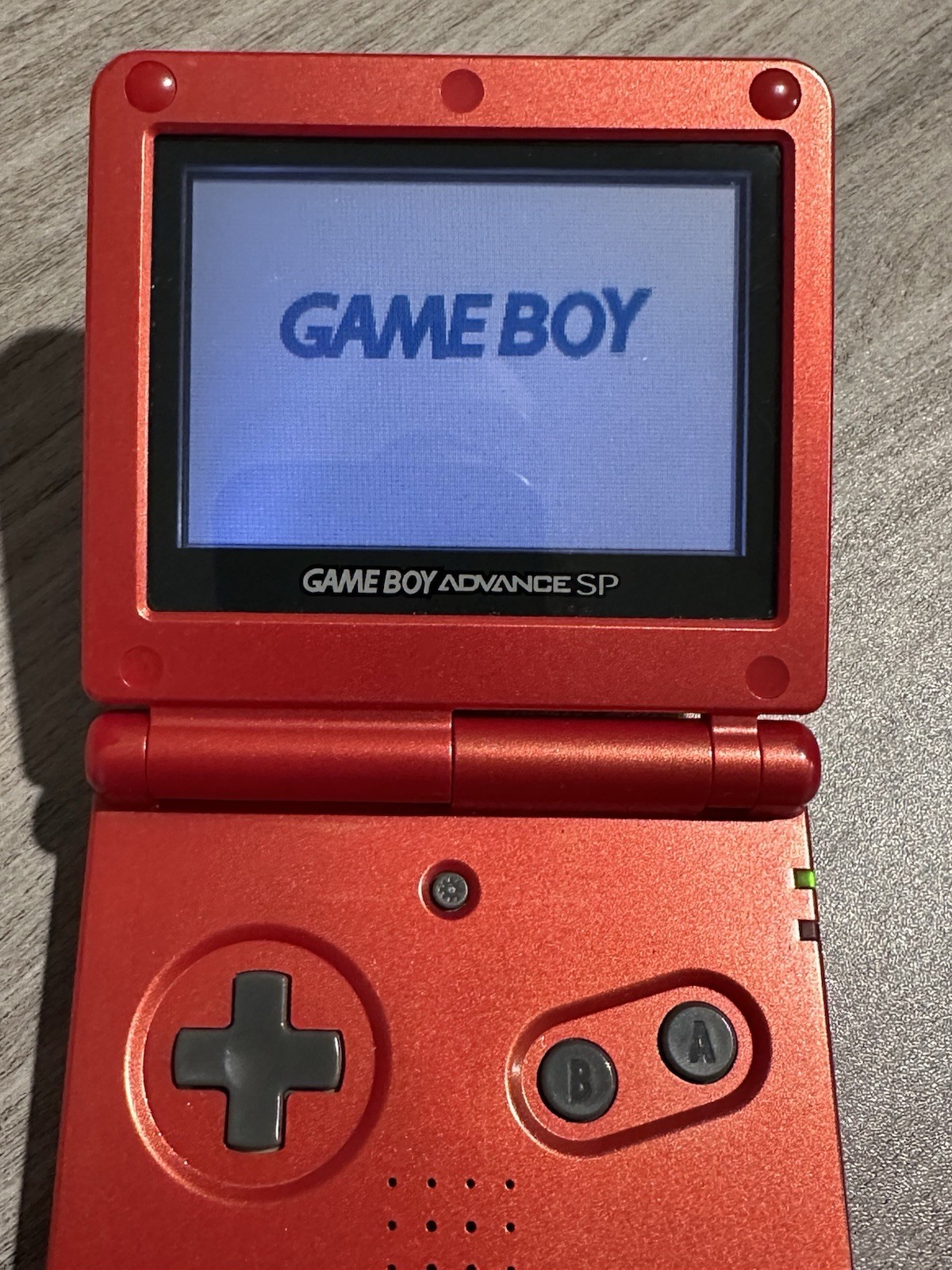 Nintendo Game Boy Advance SP Handheld Video Game Console – Flame Red AGS-001