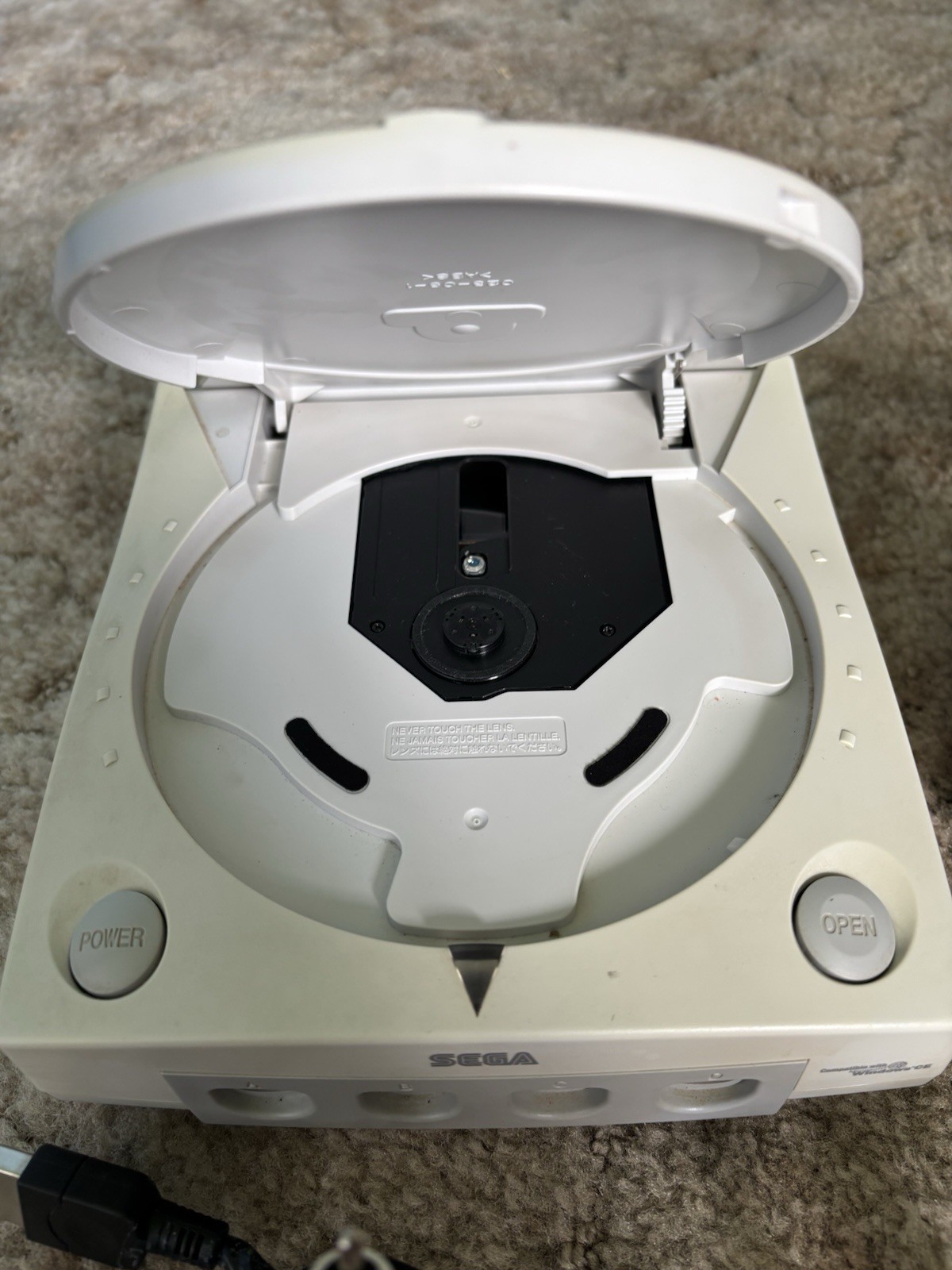 SEGA Dreamcast White Console Bundle HKT-3020 OEM Controller Cables Set TESTED