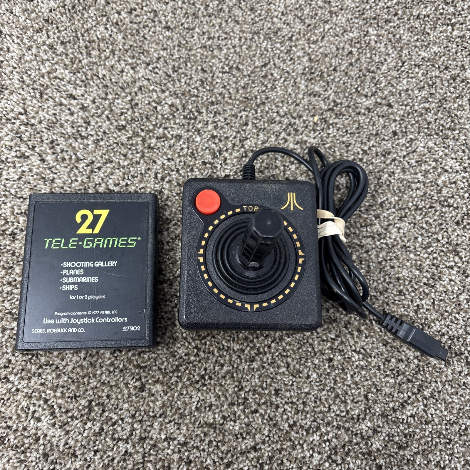 Atari CX2600 ‘Heavy Sixer’ Six Switch Console SEARS Sunnyvale RARE 2600 WORKING