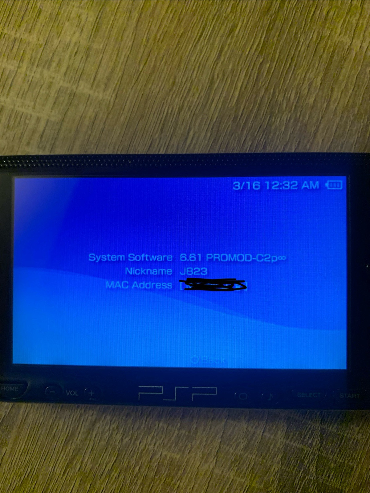 Sony PSP 1000 Portable – Black- Charger, Sd card,+ battery included-c2 firmware