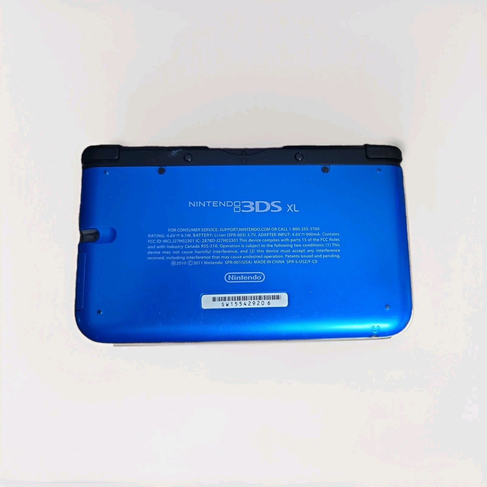 Nintendo 3DS XL Handheld System Blue/Black Bundle with Games and Case