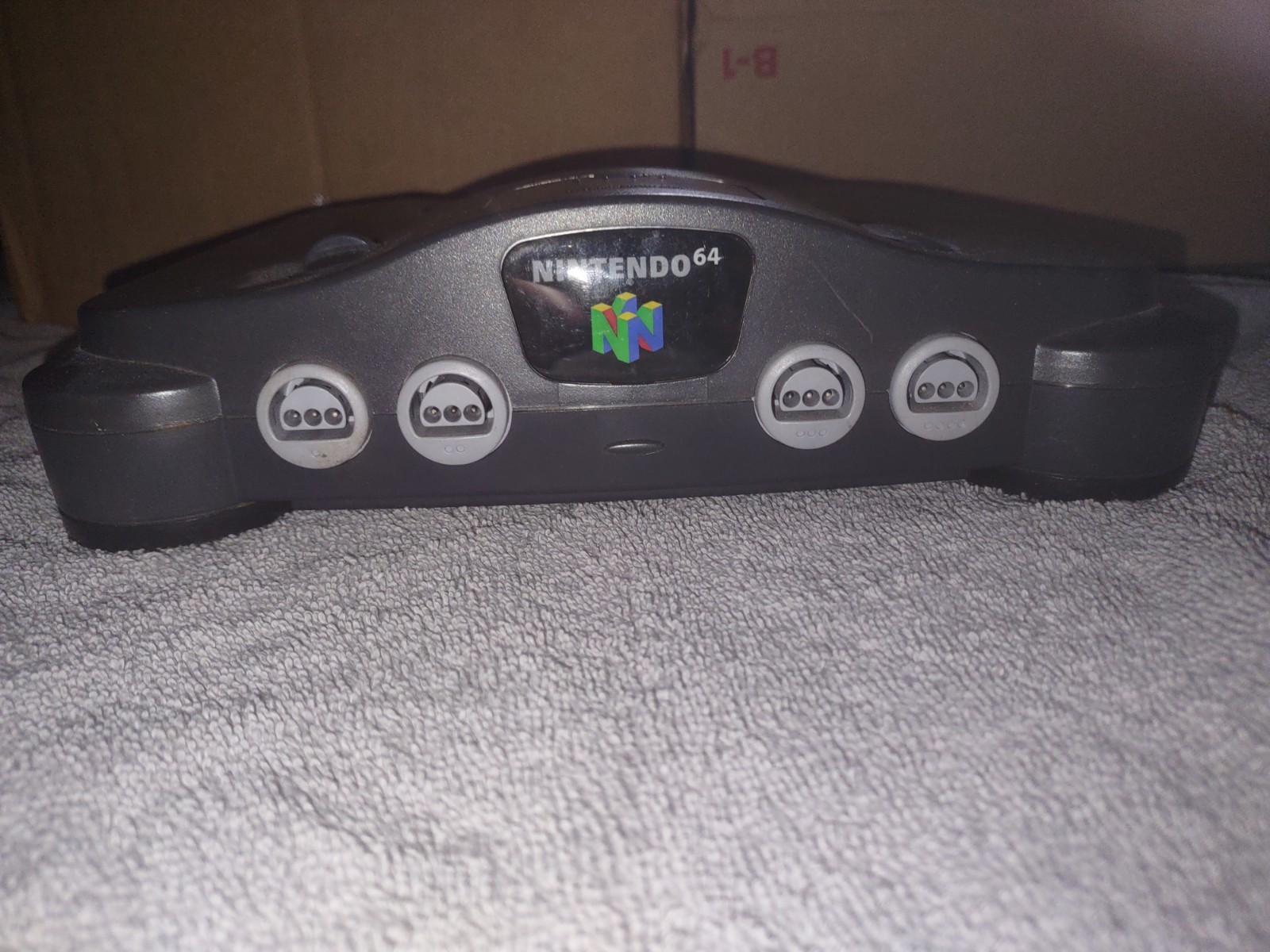 Nintendo 64 Charcoal Gray N64 Console Only NO JUMPER PAK – Untested