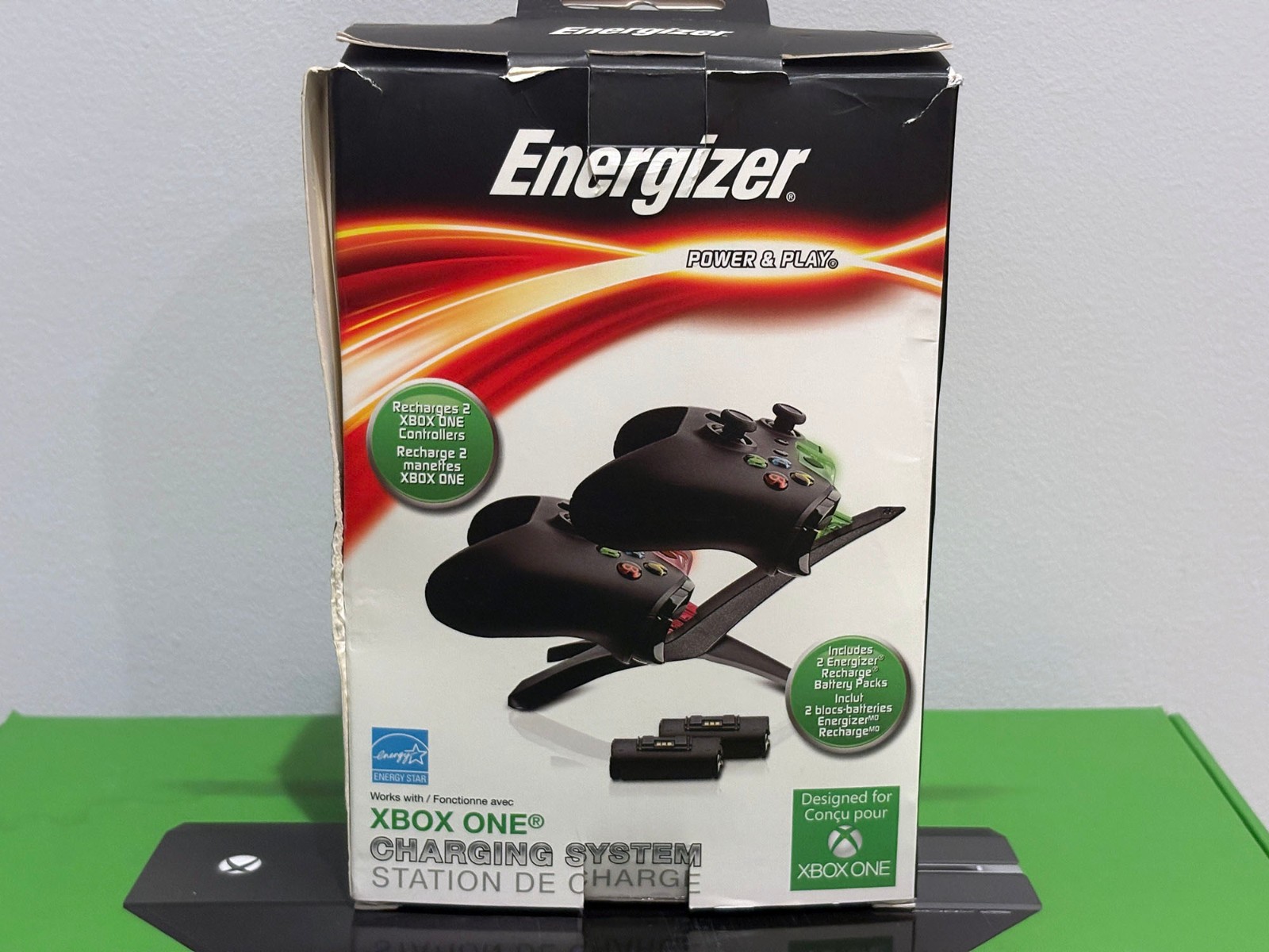 Xbox One 500GB Original Console Model 1540 / 1520 Kinect Camera Energizer Stand