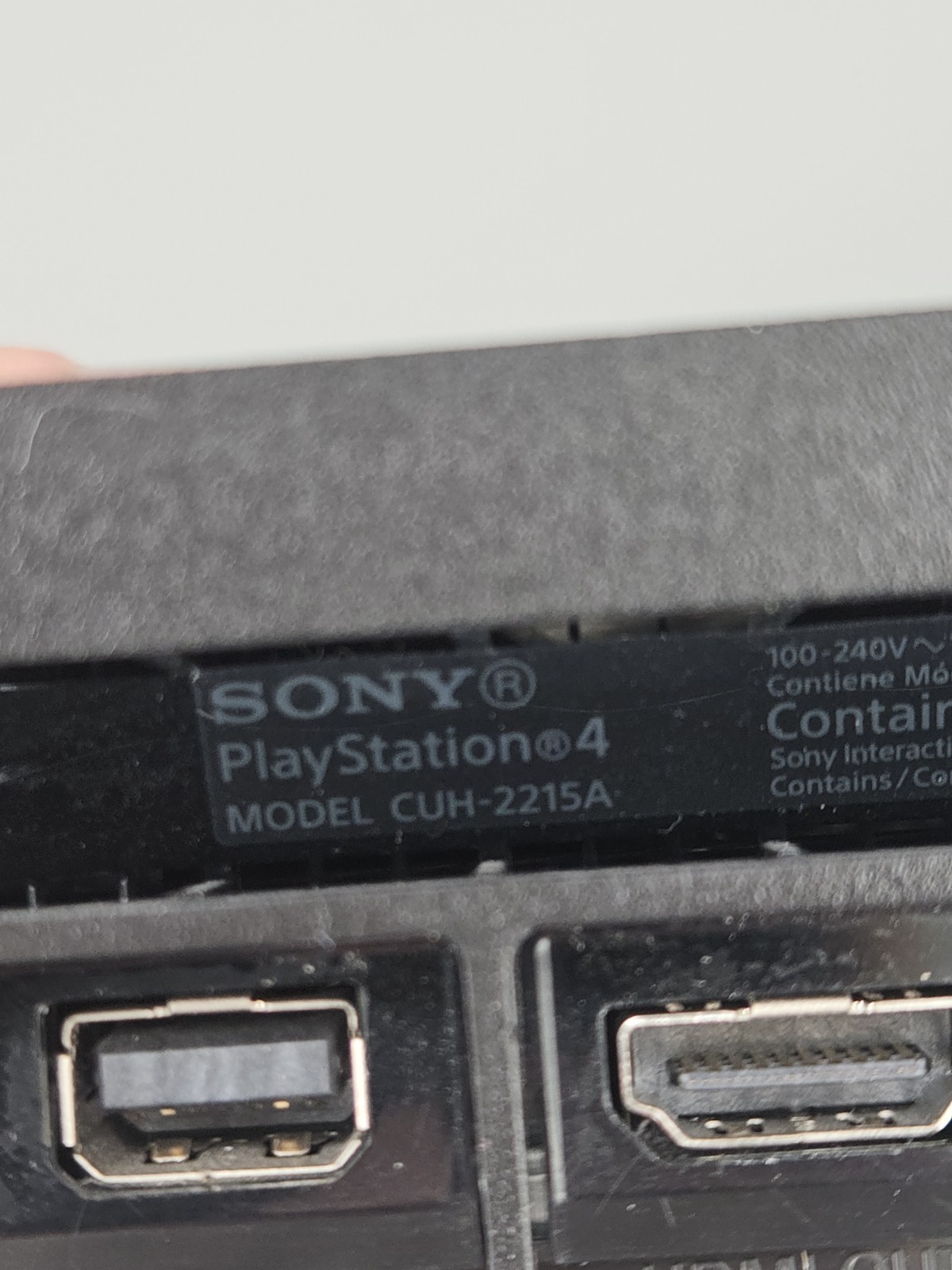 Sony PlayStation 4 Slim 500GB Black PS4 Console CUH-2215A with Controller Tested