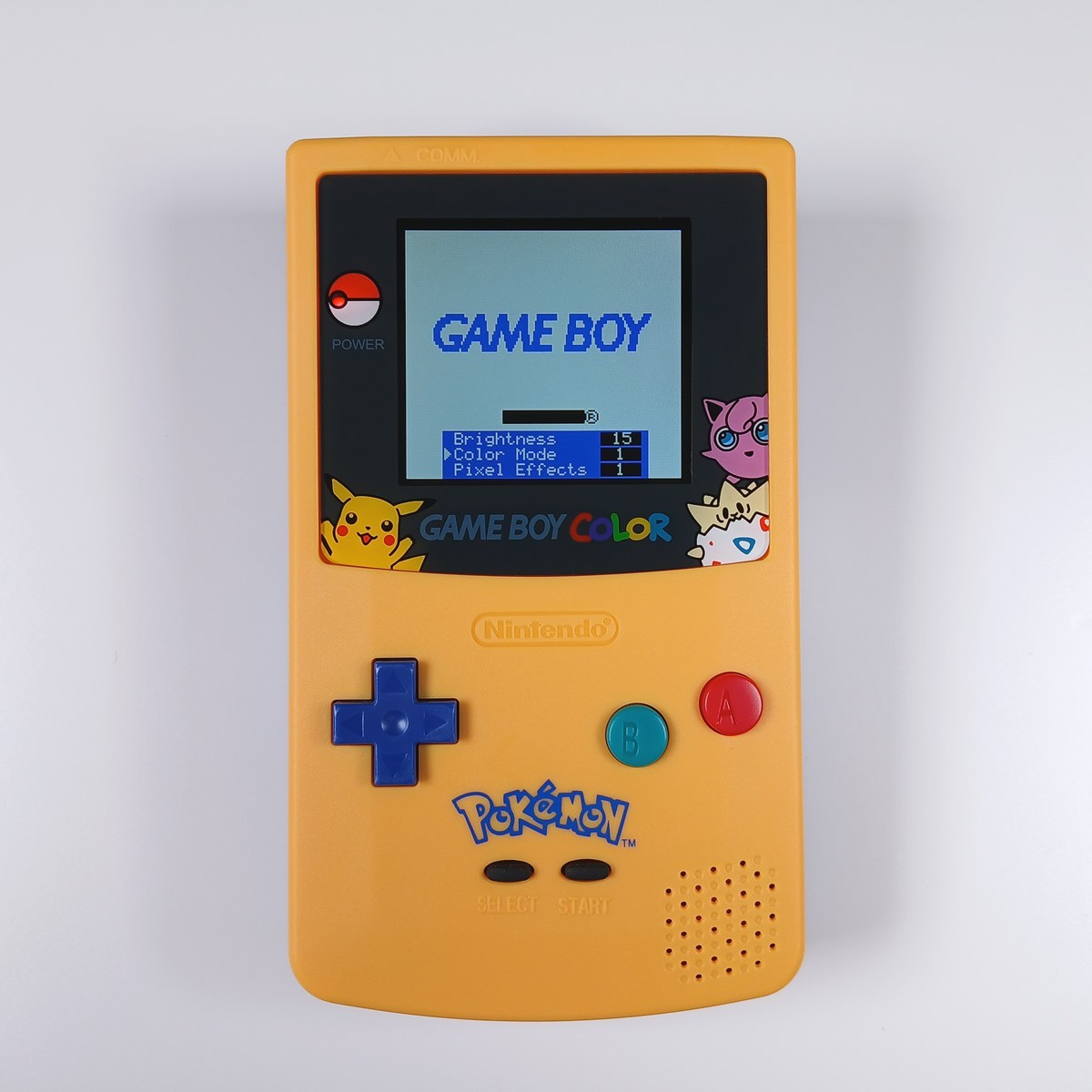 Nintendo Game Boy Color Console Pokemon GBC – Backlit IPS Screen Mod – MINT!