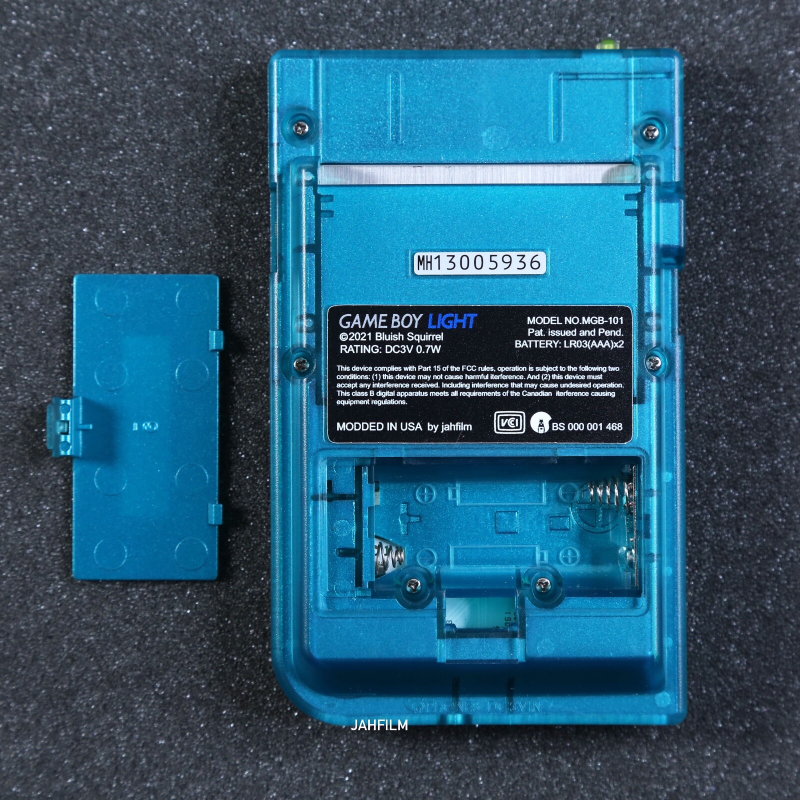 Custom Backlit Gameboy Pocket – Turquoise Blue & Green – IPS LCD Screen