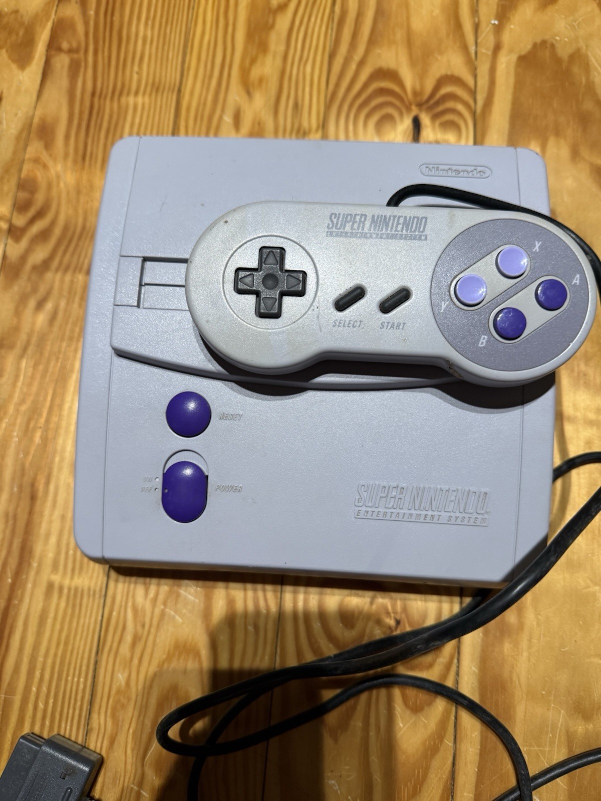 Super Nintendo Jr SNES Mini Console SNS-101 OEM-Console Only-Tested Works