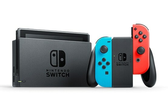 ⭐NEW Nintendo Switch NEON Bundle + Mario Rabbids GAME Joy Cons + 16GB + MORE⭐