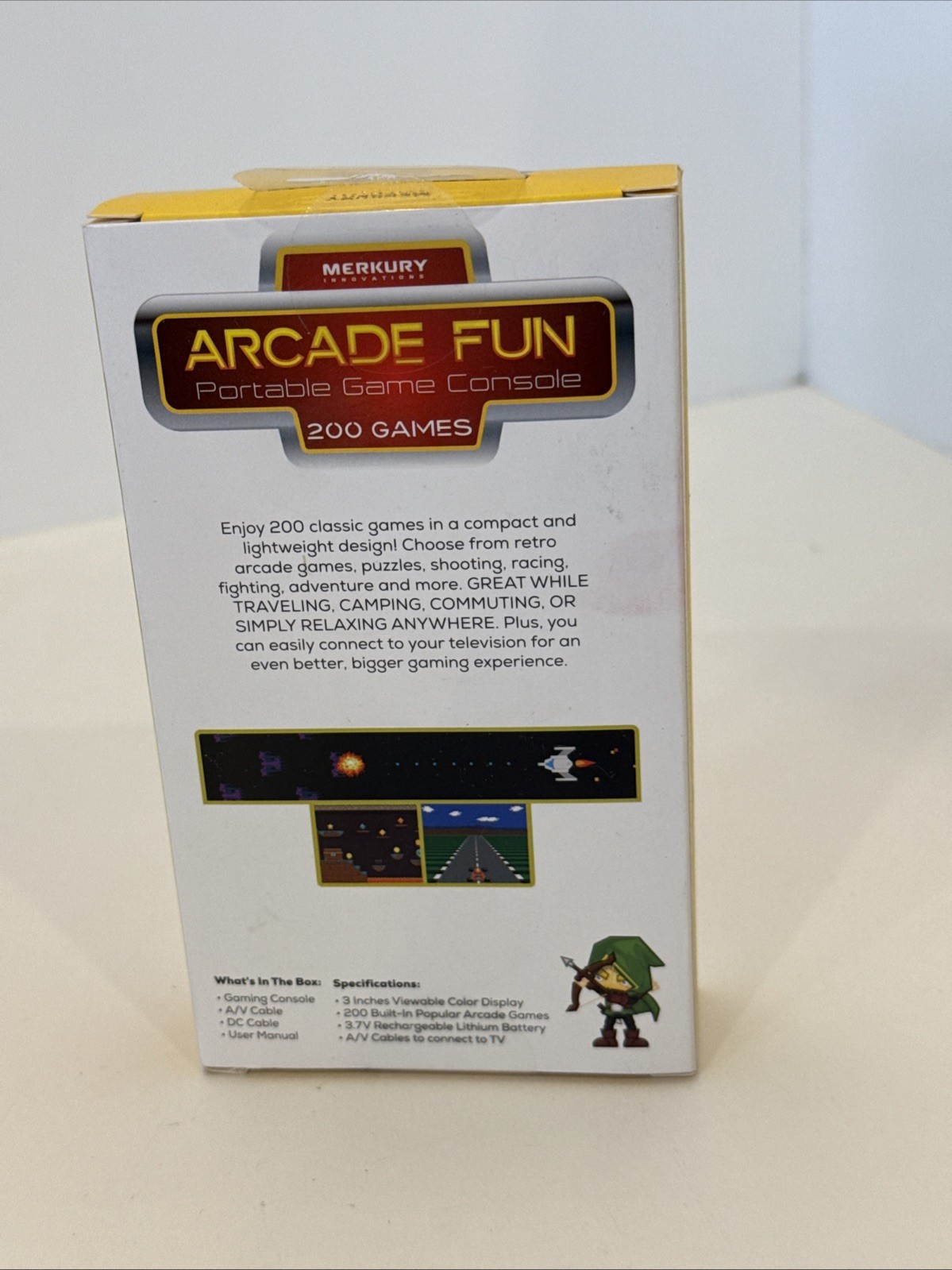 Merkury Innovations Arcade Fun Portable Gaming Console 200 Games Free Shipping