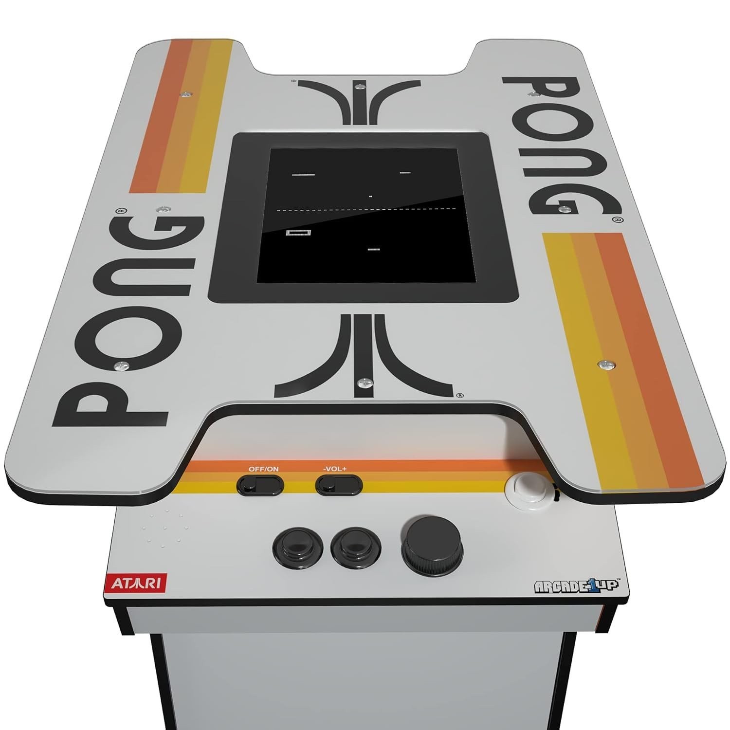 ARCADE1UP PONG HEAD-TO-HEAD ARCADE TABLE 12-IN-1 COCKTAIL GAME – OFFICIAL