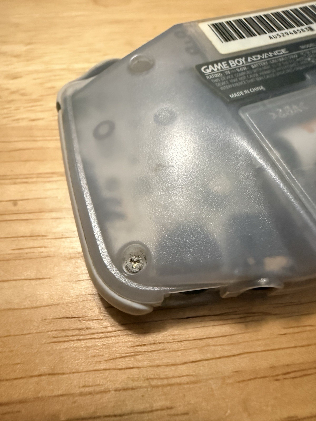 Nintendo Game Boy Advance GBA Glacier Ice Bundle 4 Games Nintendo Zipper Case