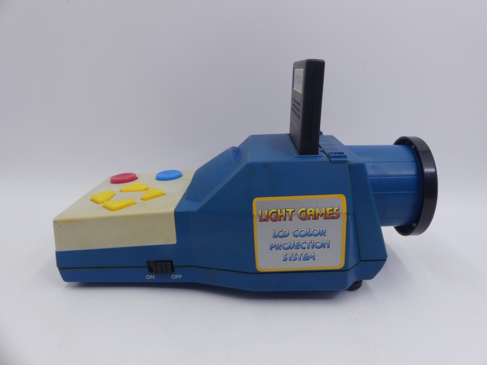 1988 PLAYTIME LIGHT GAMES PROJECTOR LCD SCREEN HANDHELD + GAME WORKING