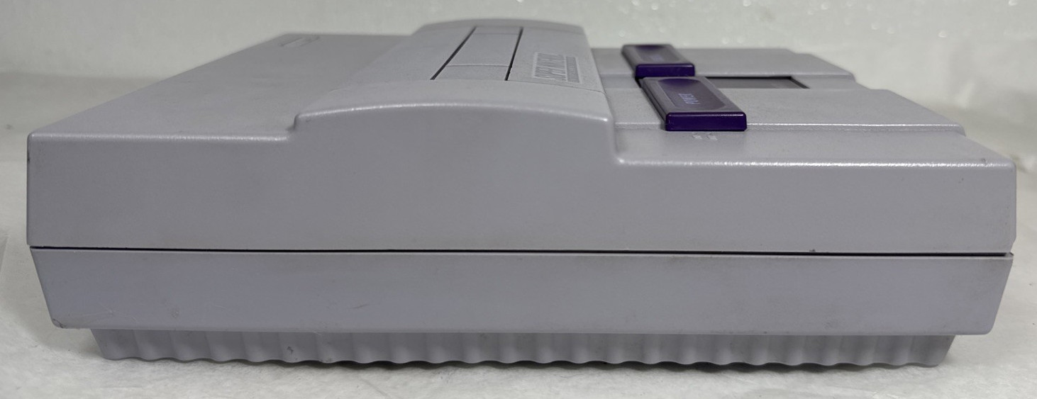 Super Nintendo SNES Console SNS-001 Bundle OEM Controlller W/ Cables – Tested