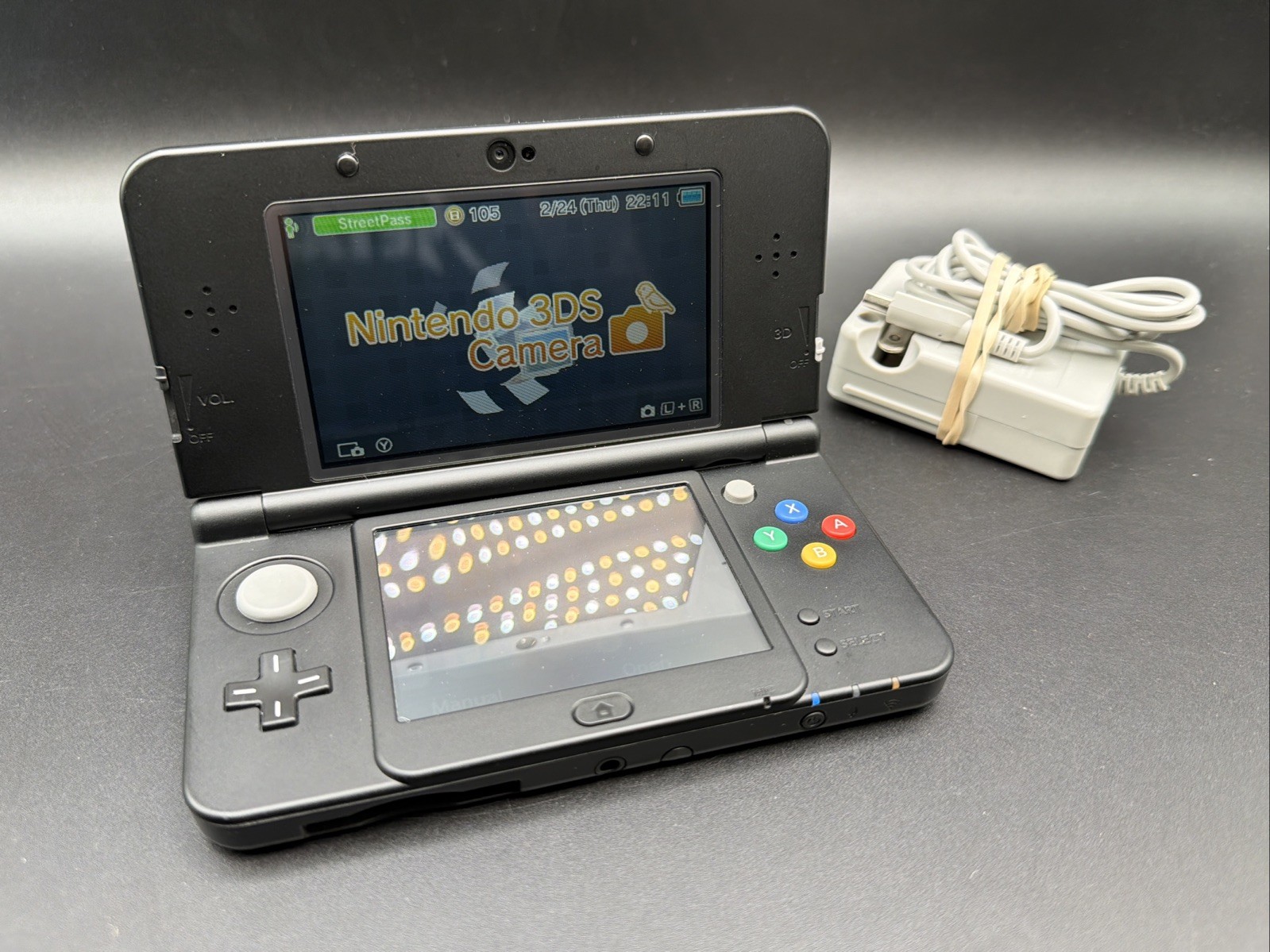 Nintendo 3DS Original Super Mario Edition 4GB Handheld System – Black •CLEAN!•