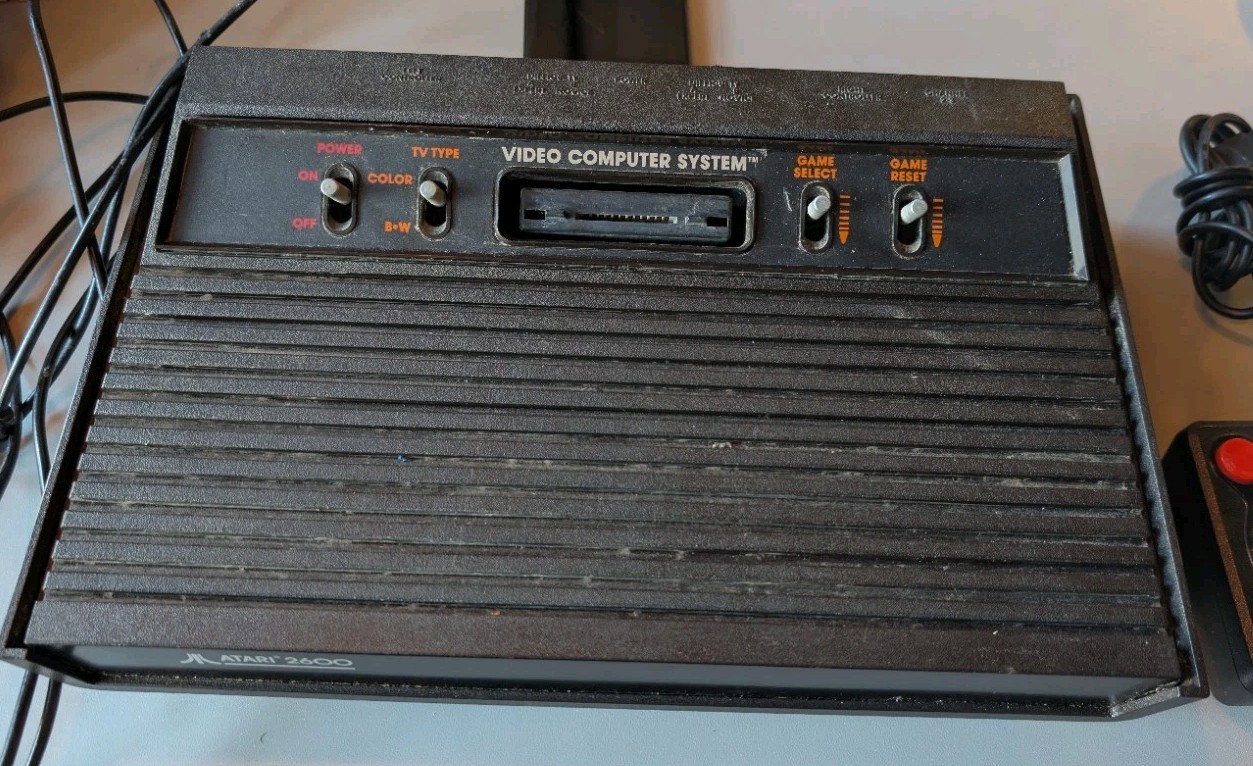 Atari 2600 Darth Vader Black Game Console Untested