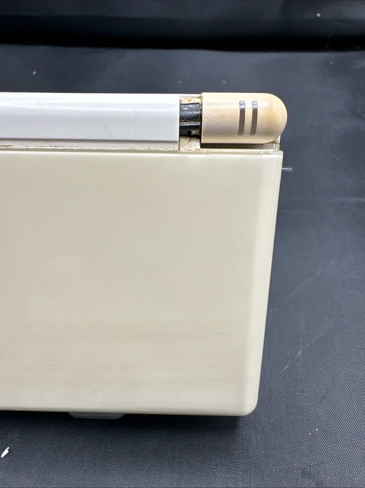 Nintendo DS Lite Handheld Game Console White For Parts Or Repair