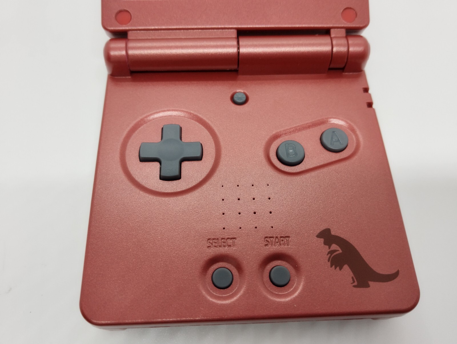 Nintendo Gameboy Advance SP Groudon Pokémon Reshell *Glass Screen & New Battery*